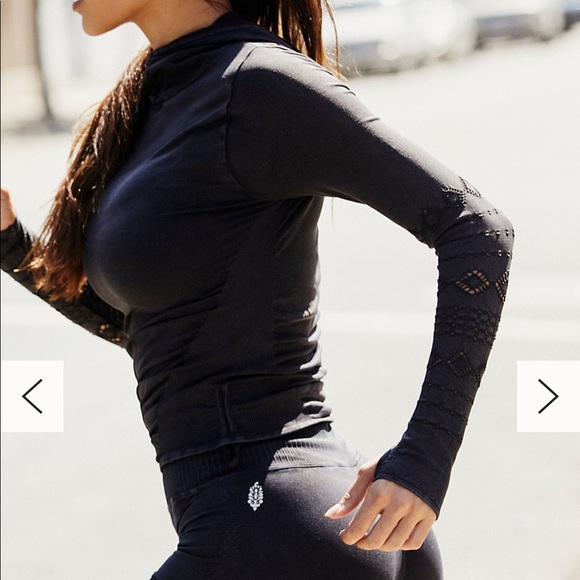 🌺Free people NWOT good karma l/s hoodie - Picture 5 of 10